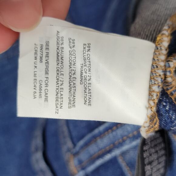 Madewell Cut Off Frayed Step Hem Denim Mini Skirt Size 27 - Picture 9 of 10